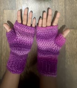 Crochet Fingerless Gloves