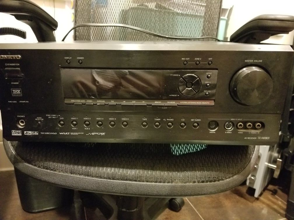 Onkyo TX-NR801 THX certified 7.1 receiver