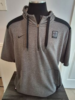 Nike Houston Astros MLB Hoodie 2XL Gray Black Baseball Official