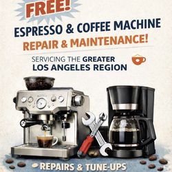 Free Coffee repair 🧑‍🔧