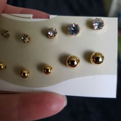 Set Of 6 Earrings