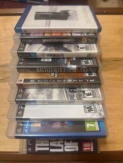 9 PS3 Games Bundle – GTA V, Last of Us, COD, Battlefield & More