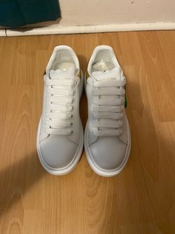 gold and white Alexander McQueens. size 41 (8) in men