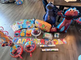 Sesame Street party decorations