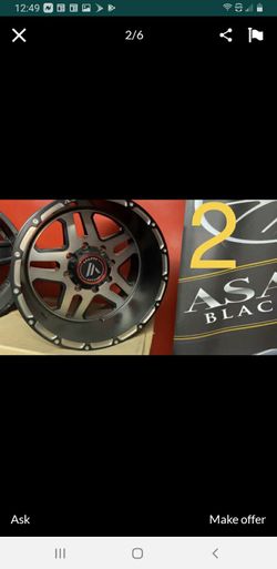 20x12 8x180 asanti offroad