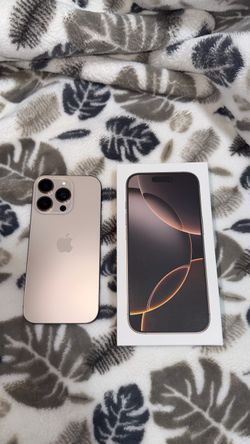 Apple iPhone 16 Pro Desert Titanium with Box