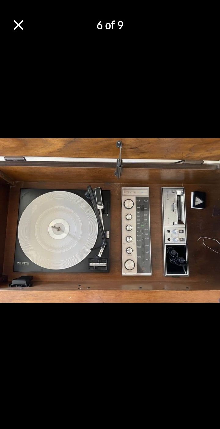 1960s Zenith Turntable Cabinet
