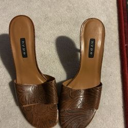 Brown Heels Size 8 