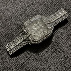 Moissanite Cartier watch 