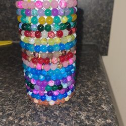 Handmade custom crystal bracelets 
