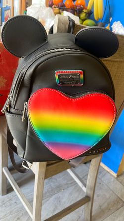 Disney Parks Loungefly Mickey Pride Mini Backpack