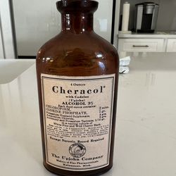 Antique Cheracol Bottle 