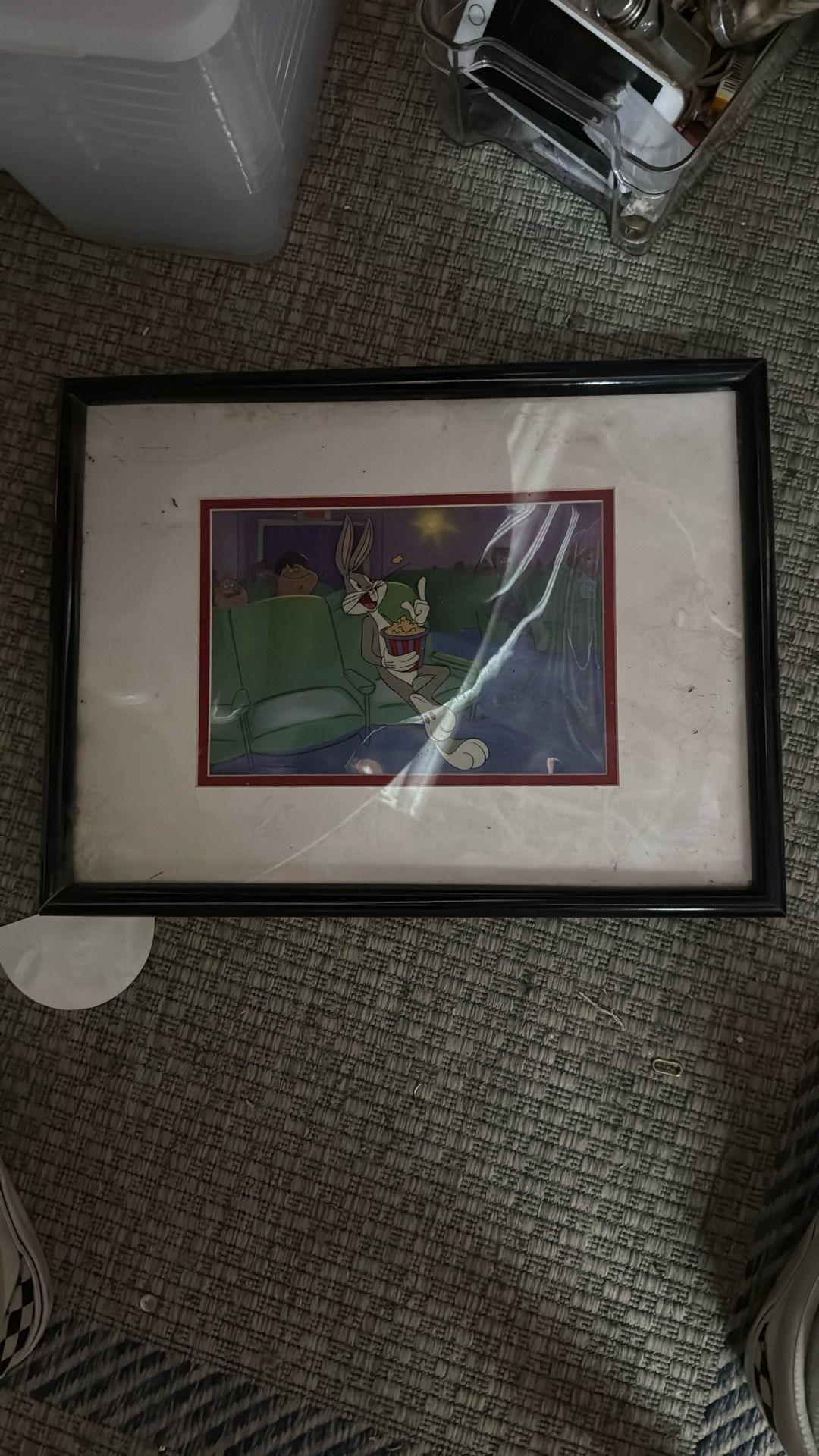 Bugs Bunny framed art old beautiful come get it