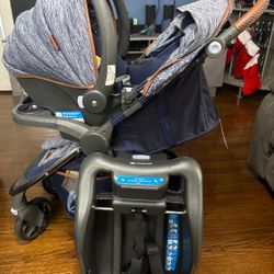 MonBebe Travel System With Car Seat And Base 