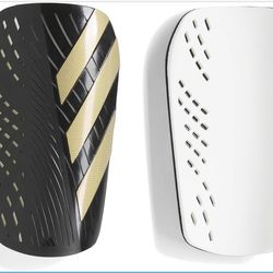 Adidas shin guards black gold