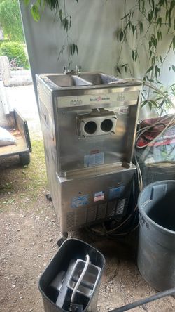 Old ice cream machine
