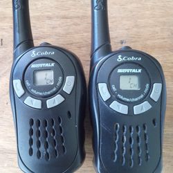 COBRA WALKIE TALKIE 2-WAY 22 CHANNEL 16 MILE 
