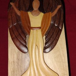 Carver Dan Angel Trinket Box Puzzle