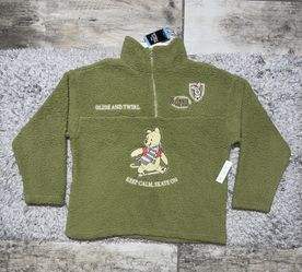 Disney Winnie The Pooh Sherpa Quarter-Zip Pullover