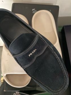 Prada suede loafers -size 10