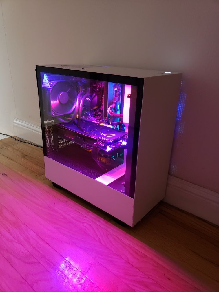 NZXT H500i RGB i7 9700K GTX 1080 Ti STRIX new Gaming PC