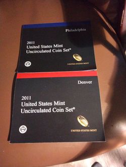 2011 US Mint Uncirculated Coin Set P&D