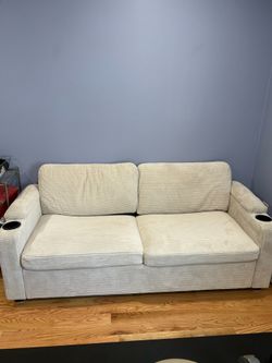 Brand new beige sleeper loveseat