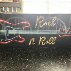 Rock And Roll Wall Sign 