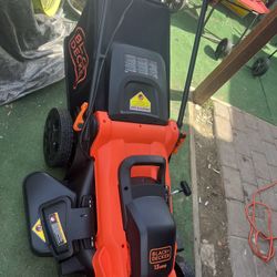 BLACK+DECKER 20 in. 13 AMP Corded Electric Walk Behind Push Lawn Mower