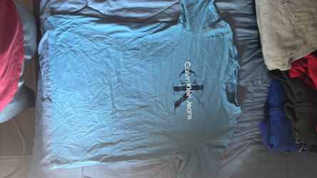 Calvin Klein blue shirt