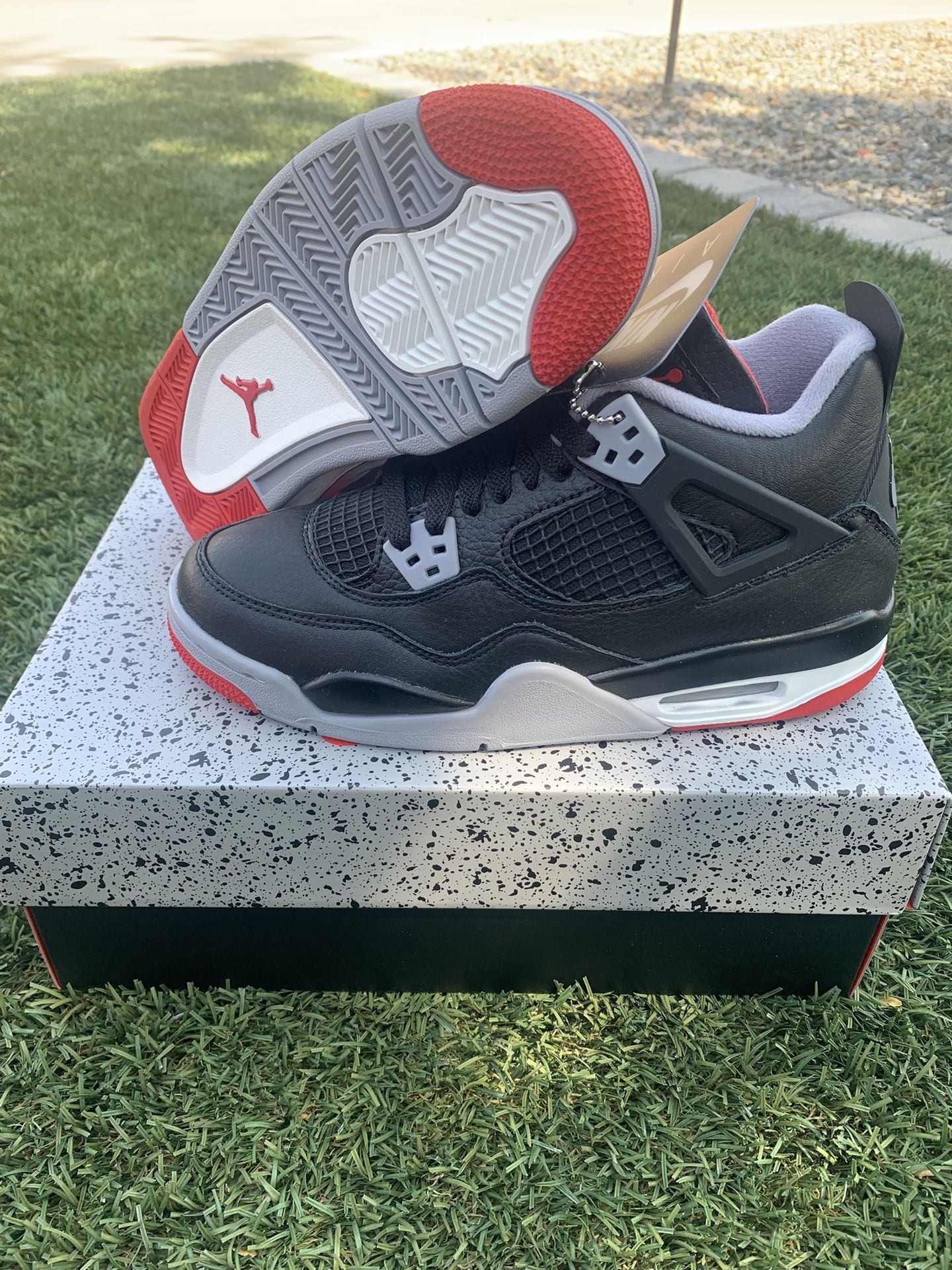 Nike Air Jordan 4 Bred Sz 5.5y