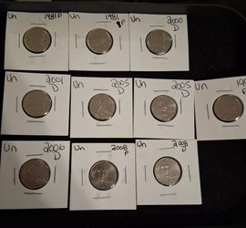 Uncirculated Nickels