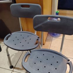 2 Shower Chairs $25 New One, $15 Used One