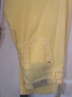New original Micheal kors pants yellow Color size 8