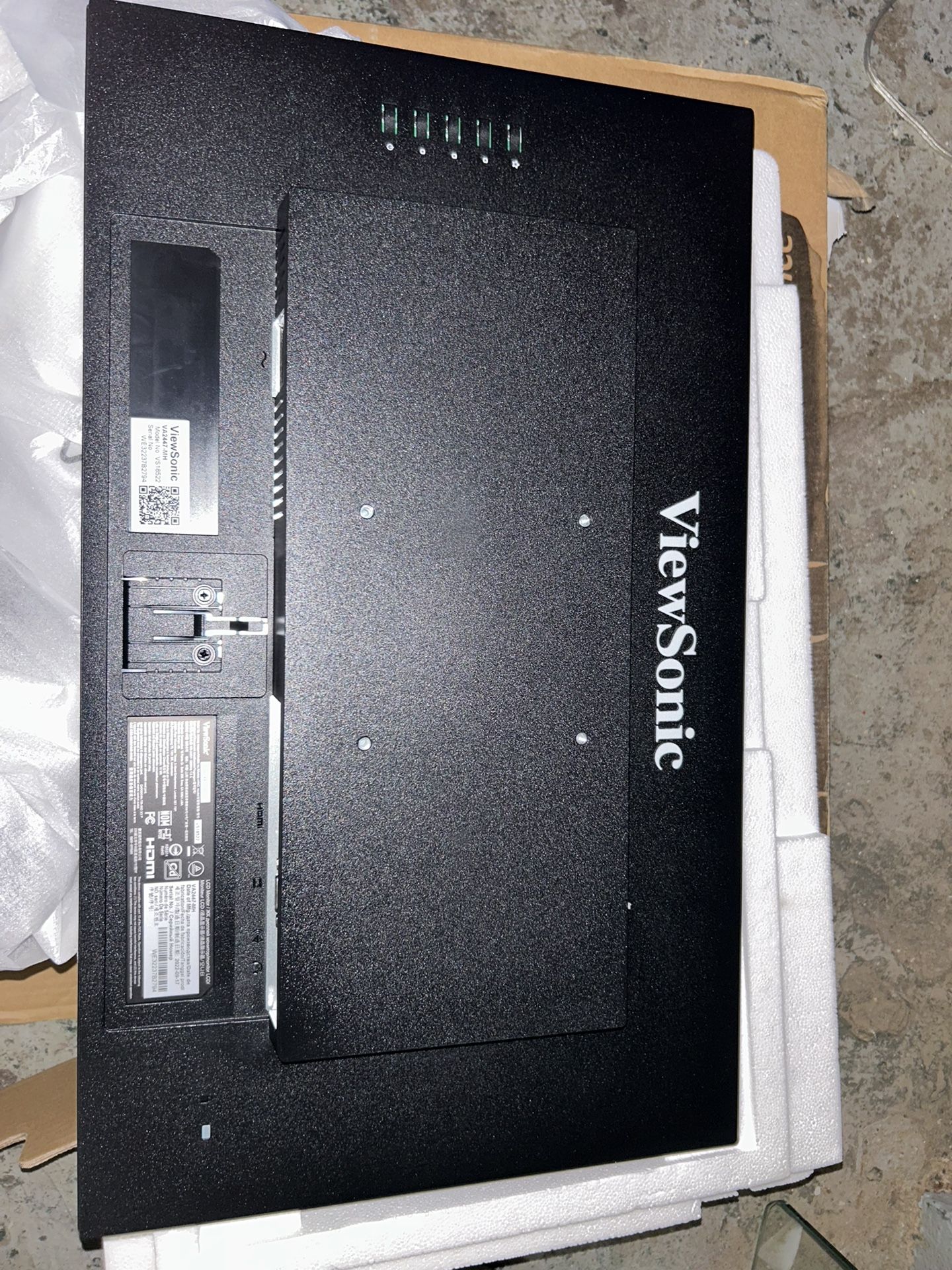 Brand New View Sonic VA2447-MH 24” Monitor