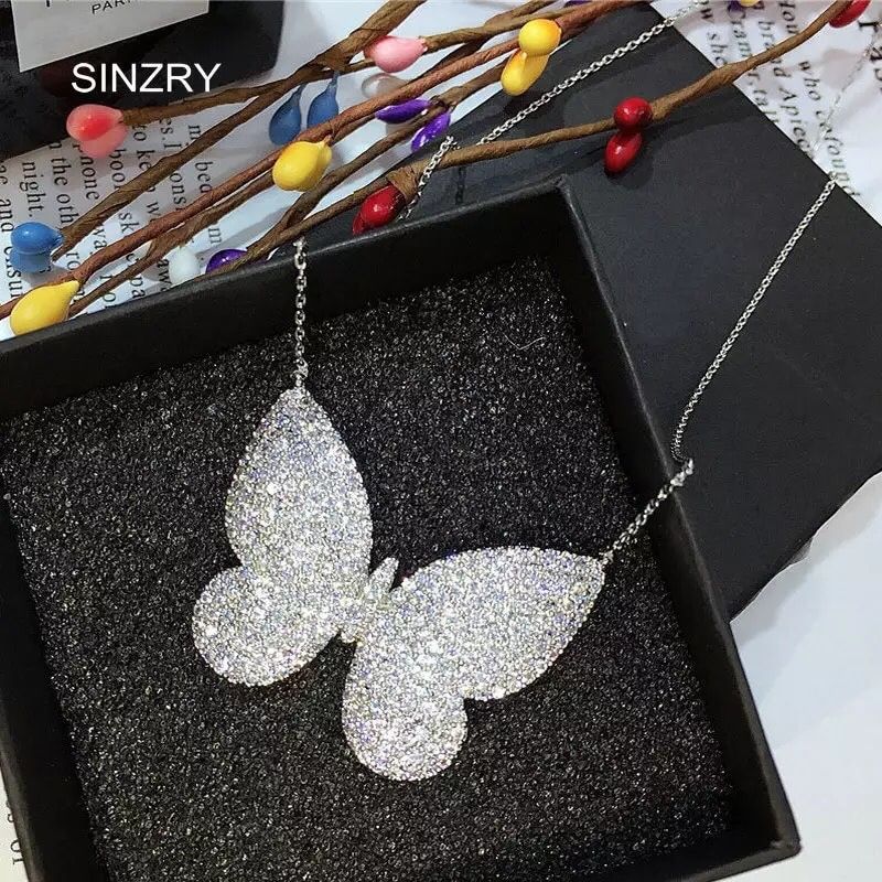 925 sterling silver Butterfly necklace