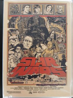 Star Wars Original Movie Art Poster Print