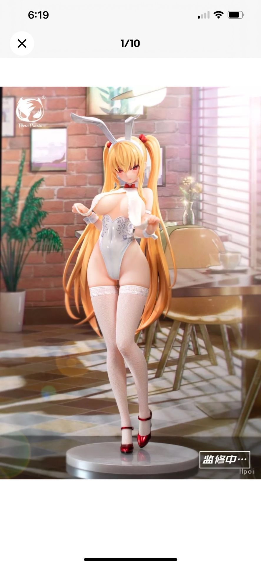 Bear Panda K Pring Illustration Sayuri Bunny Girl 1/4 Scale Figure