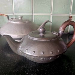 Antique  Mission  Style  English Tea Pots