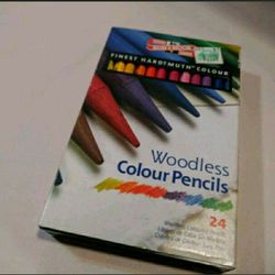 woodless colored pencils 24 set