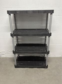Rubbermaid 4-tier plastic storage