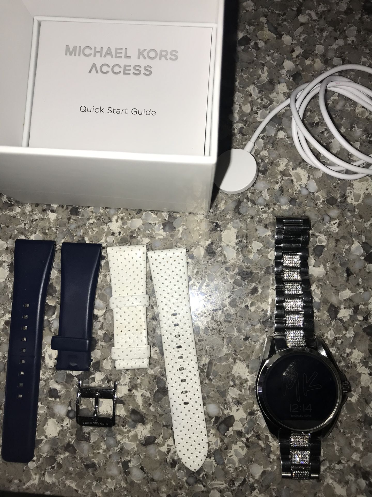 Michael Kors Access Smartwatch – Silver Tone – Includes Box, Charger & Manuals Michael Kors Bradshaw Touchscreen Smart Watch - MKT5004  main image 2