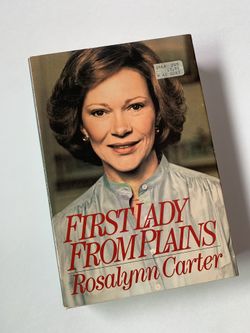 First Lady From Plains Rosalynn Carter Signed HC Book Autographed