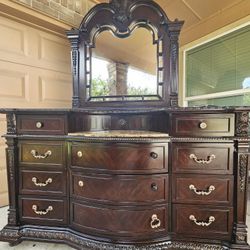 Dark Wood Dresser