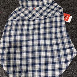 Reddy XXL Dog Plaid Button Down Shirt 