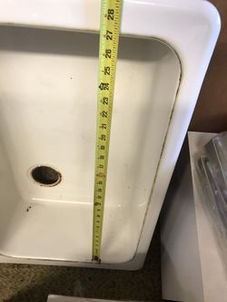 Solid Porcelain Sink