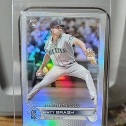 MATT BRASH ROOKIE BASEBALL CARD COLLECTION!!