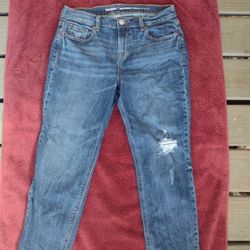 Old navy boyfriend straight/droit jeans size 4