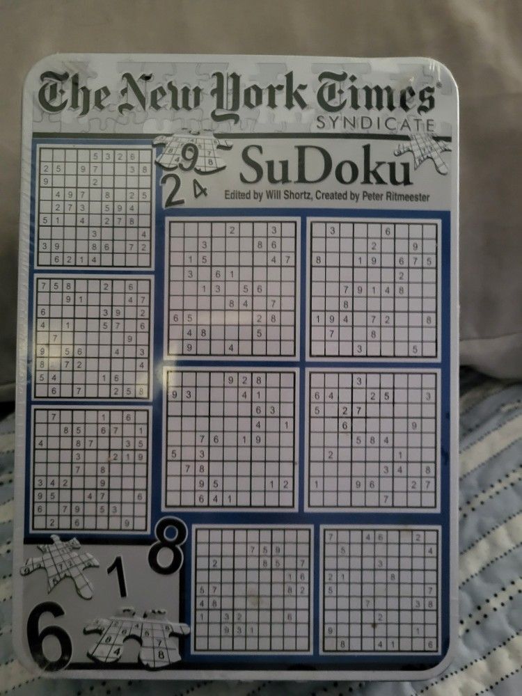 The New York Times Syndicate SuDoku 2 In 1 Puzzle (Never Opened Or Used)