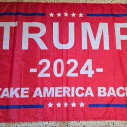 Trump 2024 Make America Great Again! Red 100D Woven Poly Nylon 3x5 3'x5' Flag
New